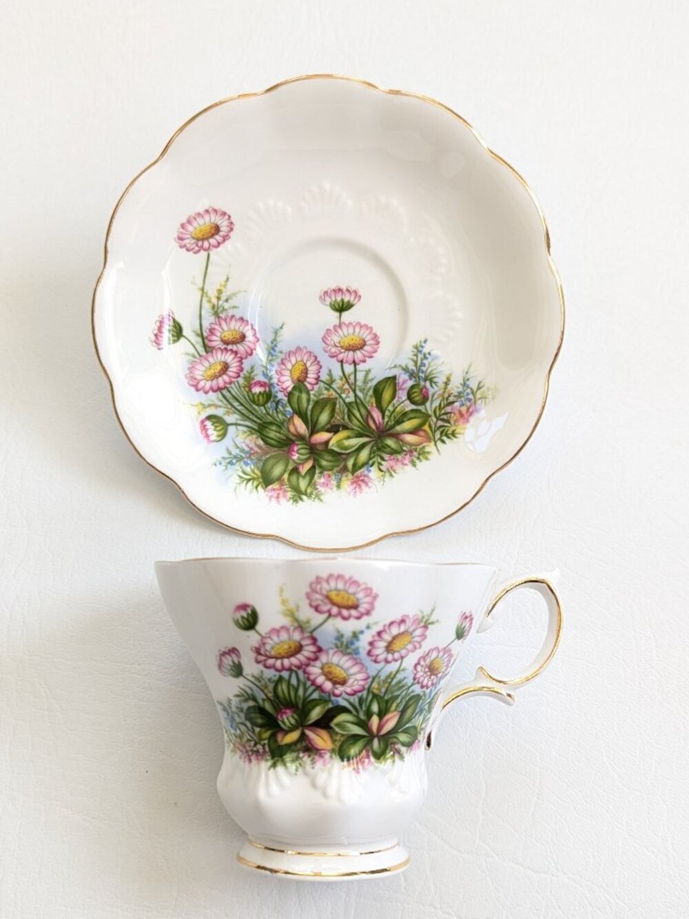 Royal Albert Sunnyside Series Dawn Teacup & Saucer English Fine Bone China